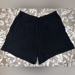 Melrose and Market Black Elastic Waist Shorts, size: M, NEW